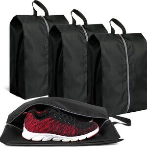 Shoe Bags for Travel, Set of 4 Pack Shoe Travel Bags for Packing, Large Waterpro